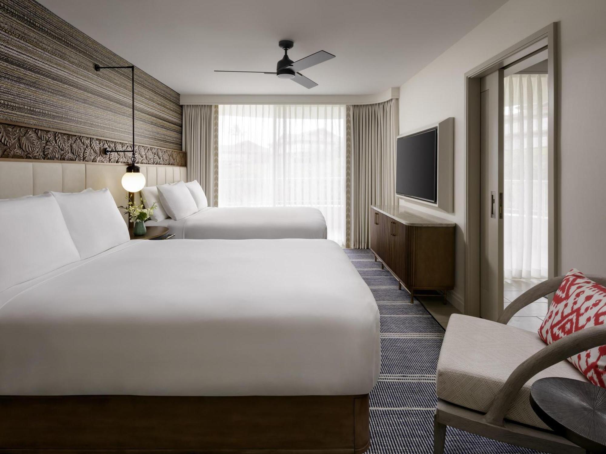 Deluxe Suite Two Double Beds Sofa Bed Ocean View